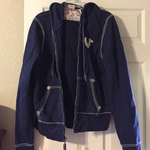 Men's True Religion zip hoodie