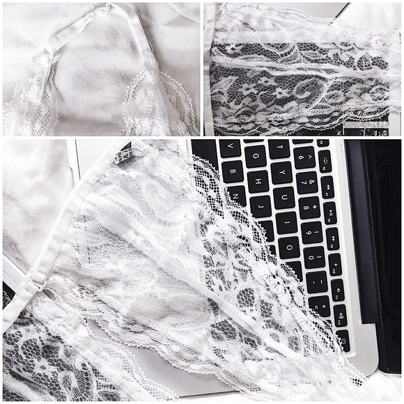 NEW White Lace Bralette - Picture 4 of 4