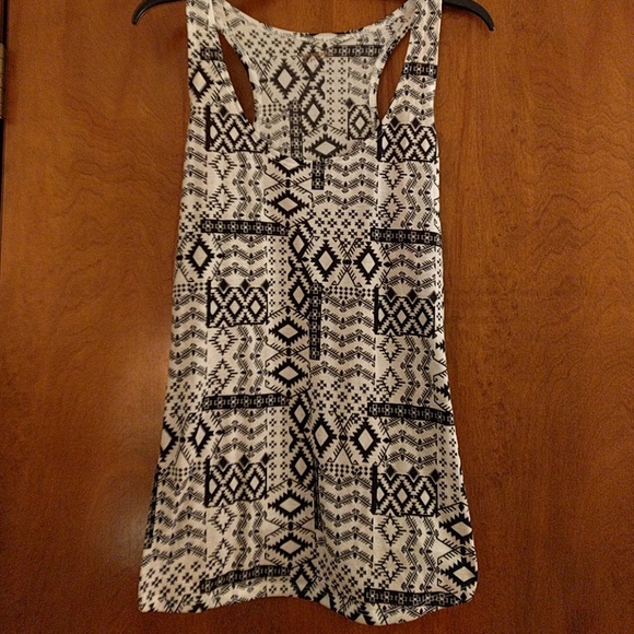 Fun tribal print tank