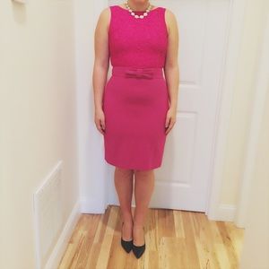 Pink banana republic cocktail dress
