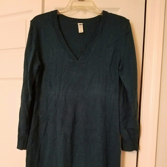 Teal Old Navy Maternity sweater dress, S