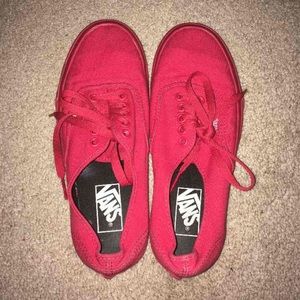 Red Vans