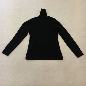 Basic Black Style & Co. Ribbed Turtleneck