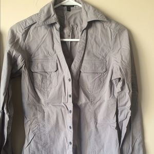 Silver Express essential stretch button down shirt