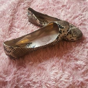 Snake skin steve madden flats