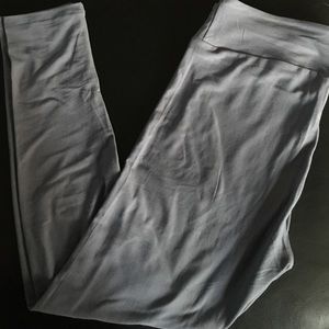 NWOT LuLaRoe TC steel blue leggings