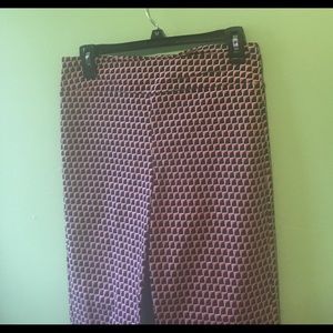 stitch fix black pink and white pants