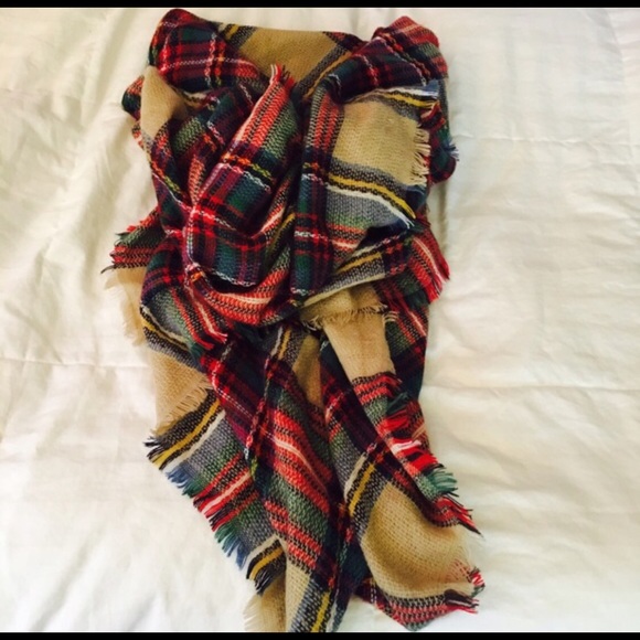 Fall blanket scarf