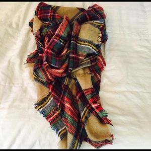 Fall blanket scarf