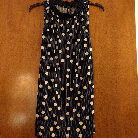 Polka dot tunic tank