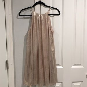 Beautiful gold Nordstrom lush dress