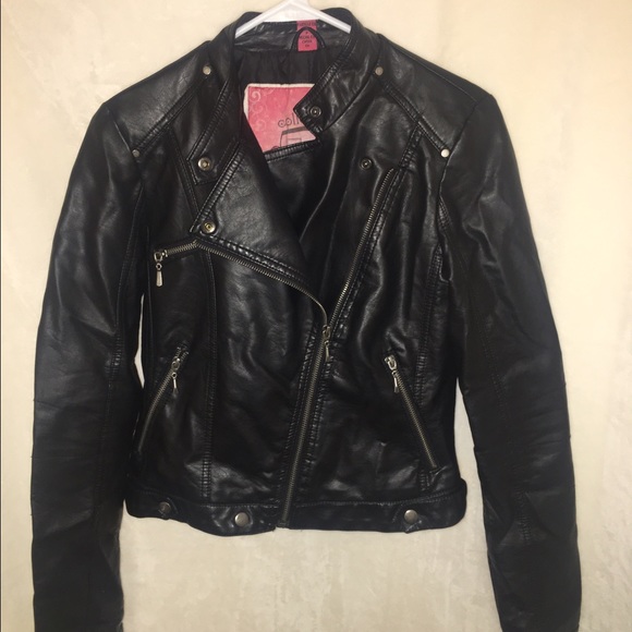 Faux Leather Jacket