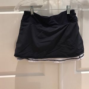 Lululemon Navy Tennis skort