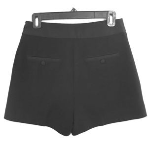 Express Black High-Waist Tuxedo Shorts