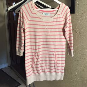 Tunic Length sweatshirt