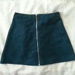 Mini Faux Suede Skirt