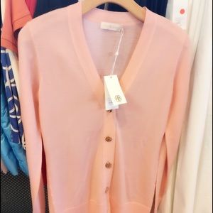 Peach XS Tory Burch sweater