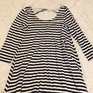 Striped black and white American Eagle dress