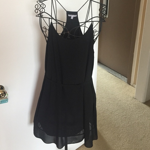Naked Zebra Black Mini Dress