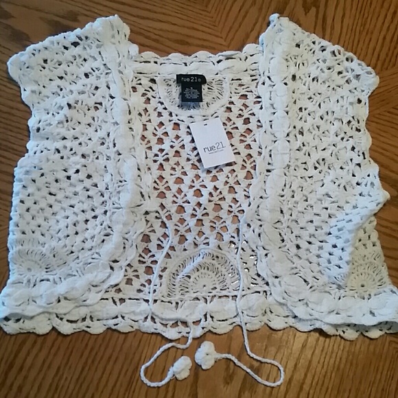 Rue21 Tops - Crochet Shrug
