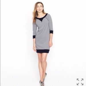 J.Crew Raglan grey and navy dress J.Crew Raglan grey and navy dress