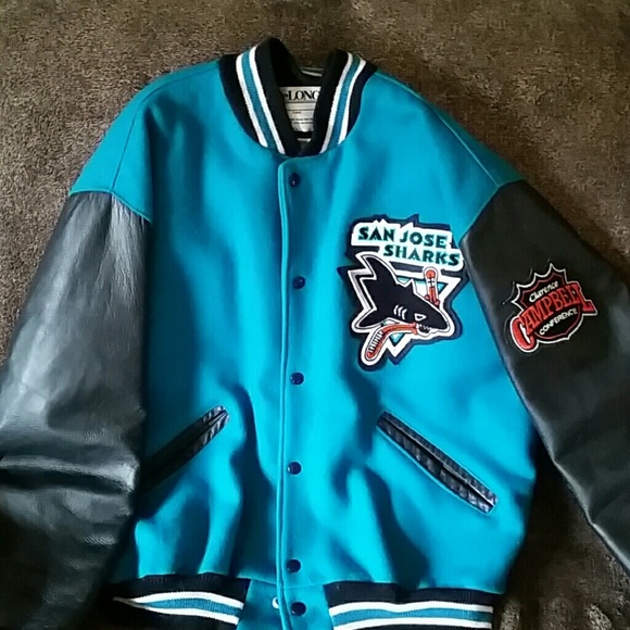 San Jose Sharks letterman jacket