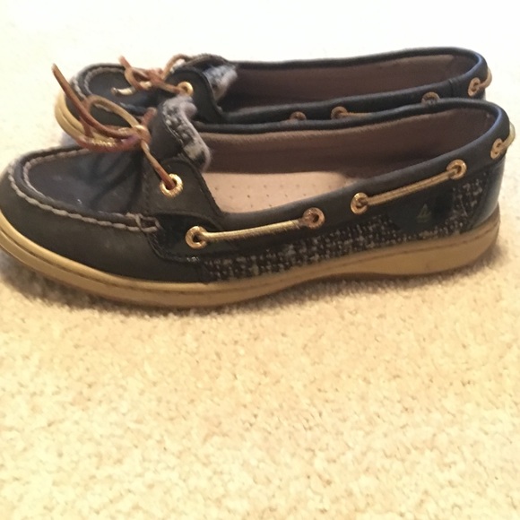Sperry Shoes - Gold and black sperrys