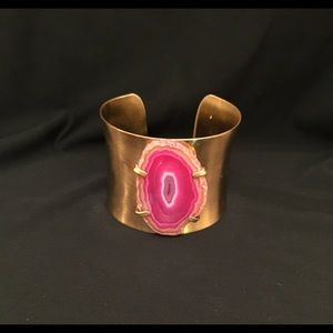 💠STUNNING💠Agate Gold Cuff