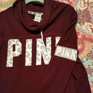 PINK maroon sweatshirt