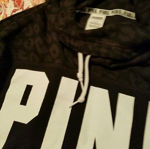 Pink black sweatshirt