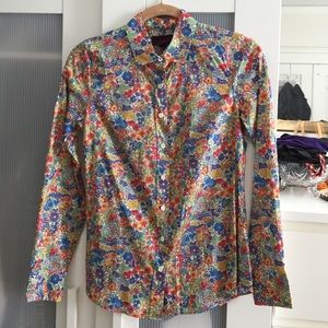 NWOT J. Crew liberty of London shirt