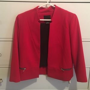 Red blazer by Trouvé/Nordstrom