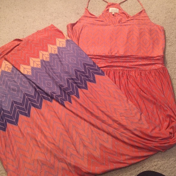 Anthropologie maxi dress