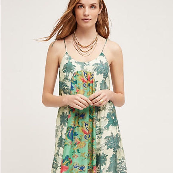Anthropologie Maeve Santee swing dress medium NWT