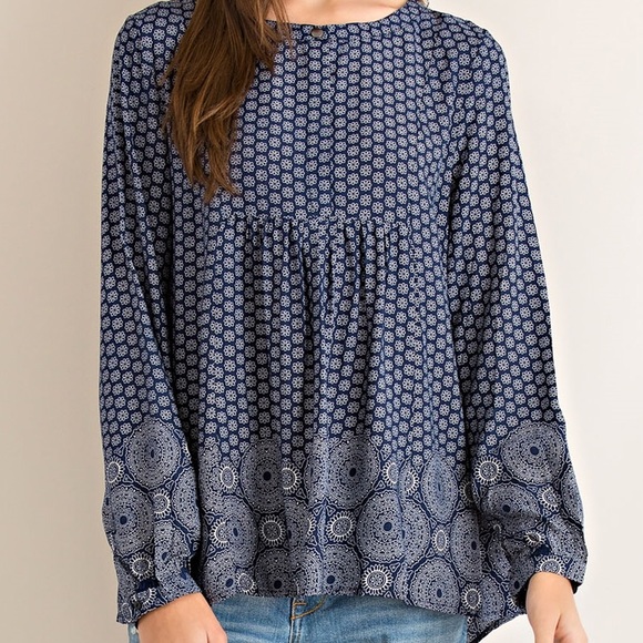 Mandala Print Top - Picture 4 of 4