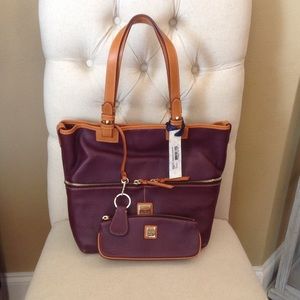 Dooney & Bourke Grape Convertible Shopper