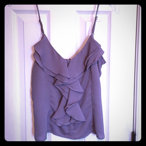 Ruffled camisole