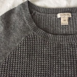 XS Grey J. Crew pullover sweater