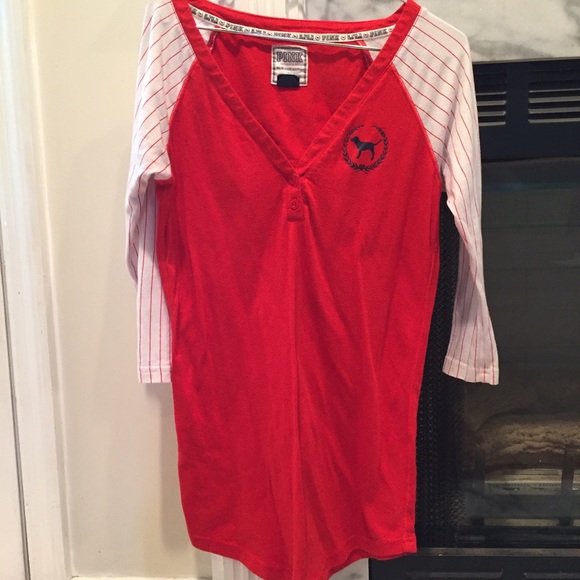 PINK STL Cardinals Baseball Tee