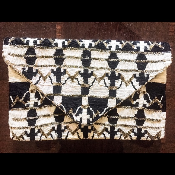 ZARA Knit Clutch