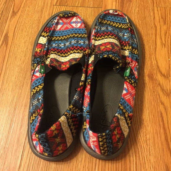 Sanuk Women's Mika - Multi Nordic Size 7.0