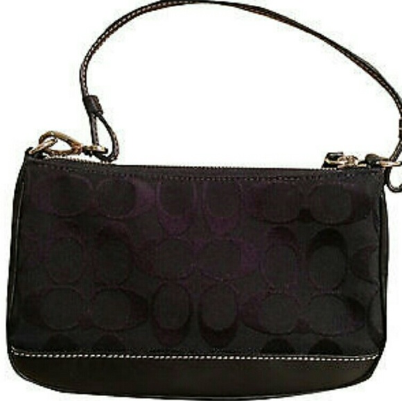 Authentic black coach handbag
