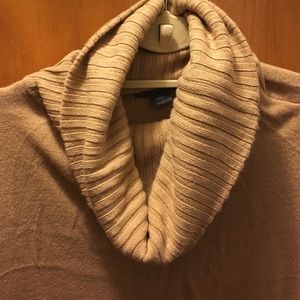 Camel cowel / turtle neck sweater