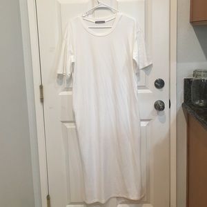 White t shirt dress