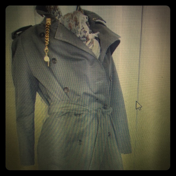 Sophie Hulme green trench coat szM