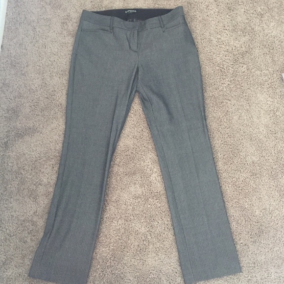 Striped dress pants. 8R/columnist.