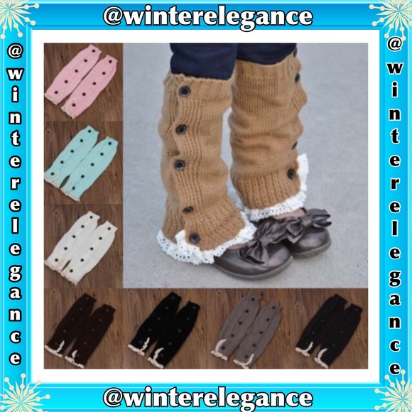 Leg Warmers Knitted Button Boot - Picture 2 of 4