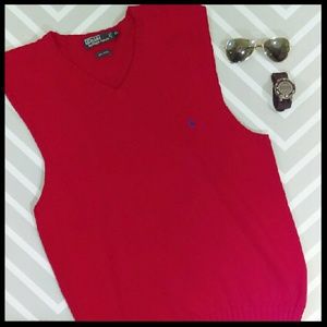 {Mens} Ralph Lauren Polo sweater vest