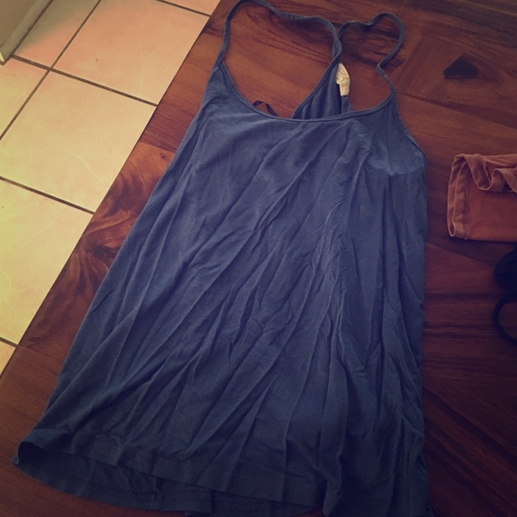 Forever 21 Blue razor back Tank