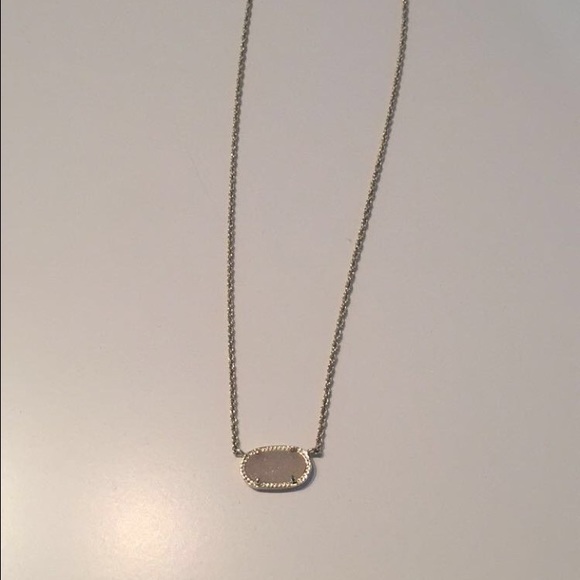 Kendra Scott Elisa Pendant in Iridescent Druzy